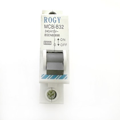 Rogy MCB-B32 B32 32A 32 Amp MCB Circuit Breaker Type B